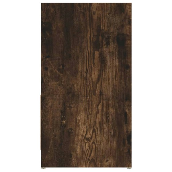 Berkfield Bathroom Cabinet Smoked Oak 60x33x61 cm Engineered Wood