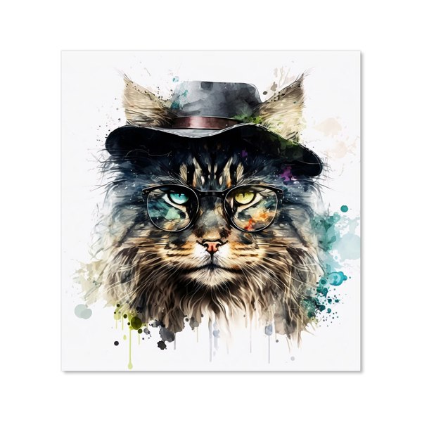 Warren Reed - Designer Norwegian Forest Cat Splashart Kitchen Splashback