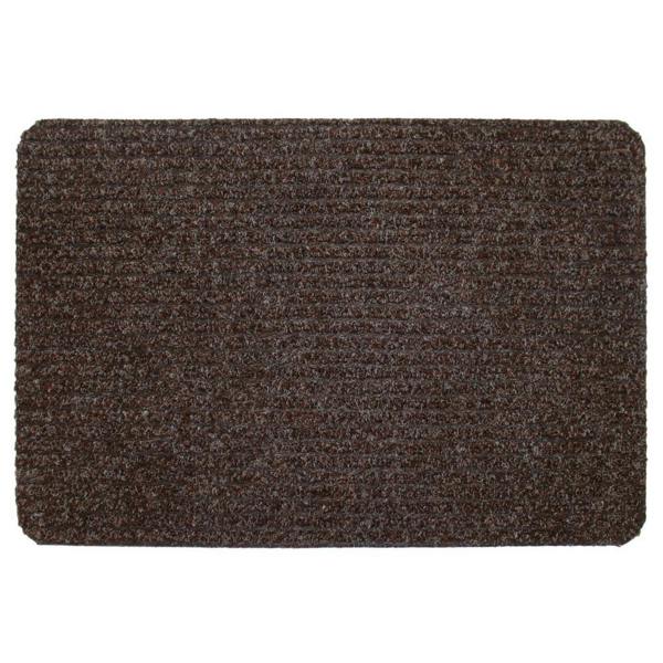 Groundsman Basic Ribbed Door Mat - Dark Brown - 