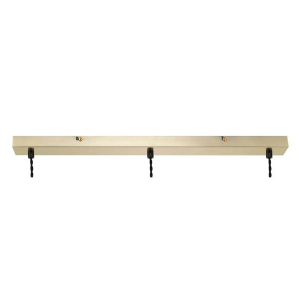 COSYLYTE Clayton 3 Light Ribbed Glass Bar Pendant Light