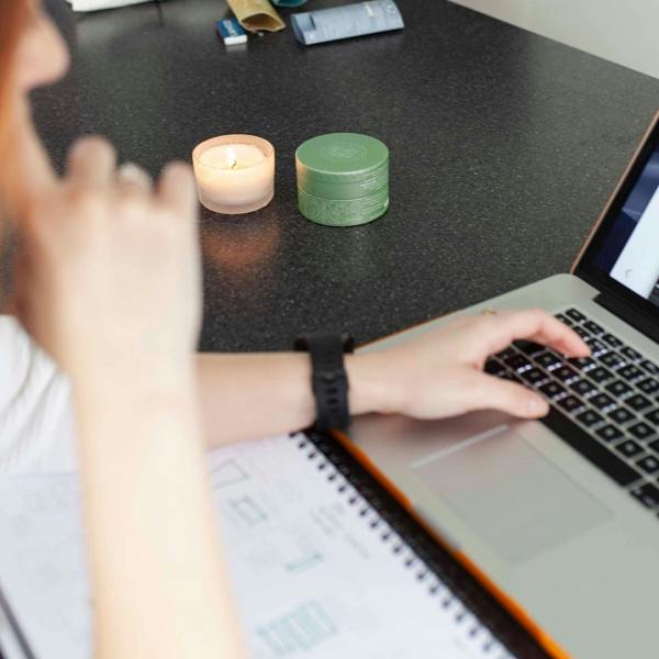 Soothe your stress away with our natural candle, designed to help you unwind.