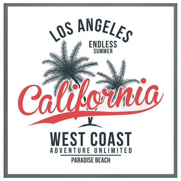 Benjamin Tate Design Cali west coast (Picture Frame)