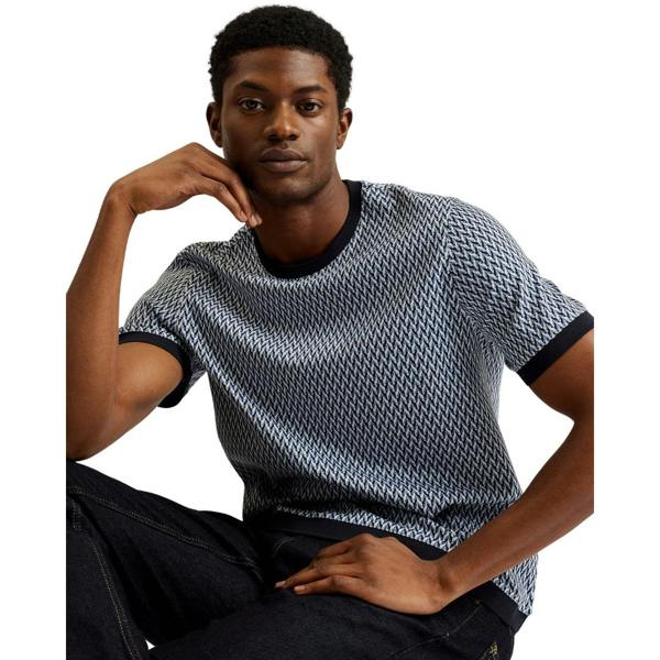 Ted Baker MMB FINITY SS Regular Jacquard T Shirt 6