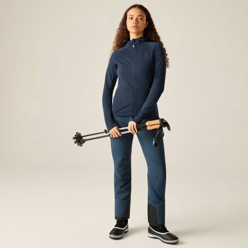 Dare 2B Womens Ventura Stretch Hooded Midlayer - Navy