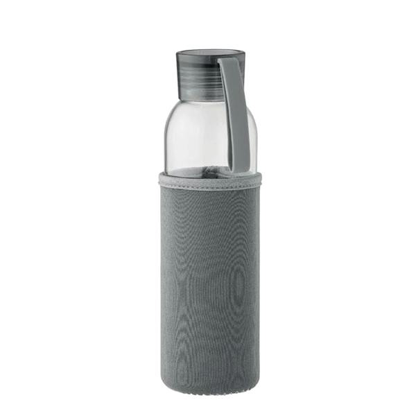 MidOcean Ebor Recycled Glass 500ml Bottle - Stone Grey - 