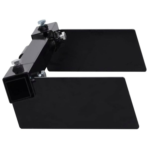Berkfield Snow Plow Adapter for Lawn Mower Black