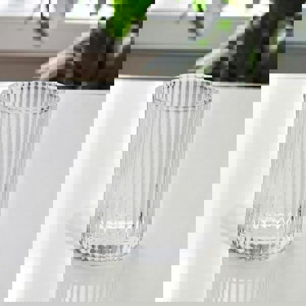 Showerdrape Regent Ribbed Glass Chrome 3 Piece Bathroom Accessory Set