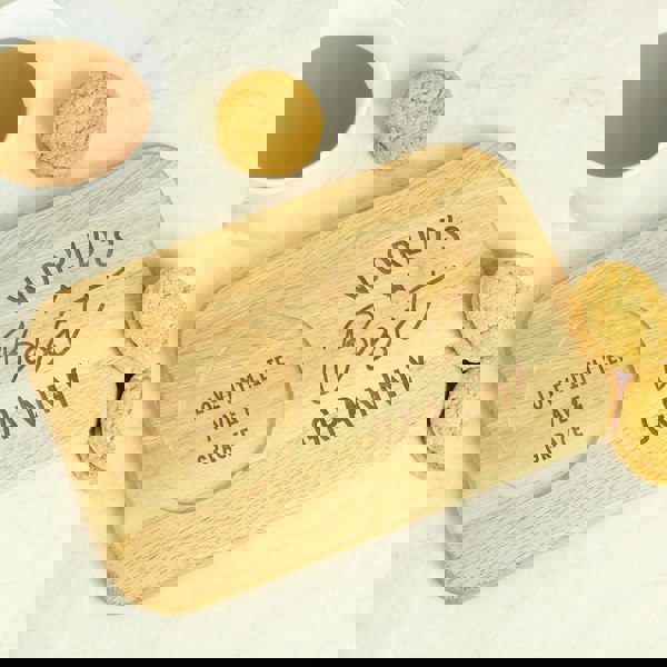 Personalised Memento Company Personalised World's Best Wooden Coaster Tray