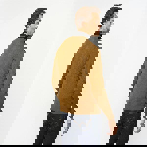 Gabicci G55K01 Plain Vee Neck Sweater Gabicci Classic NUTMEG