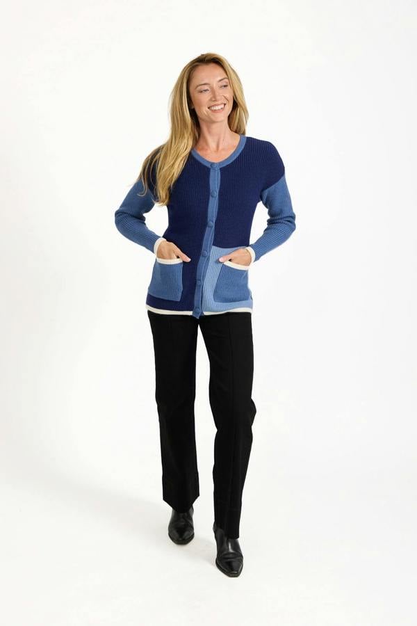 Colour Block Cardigan