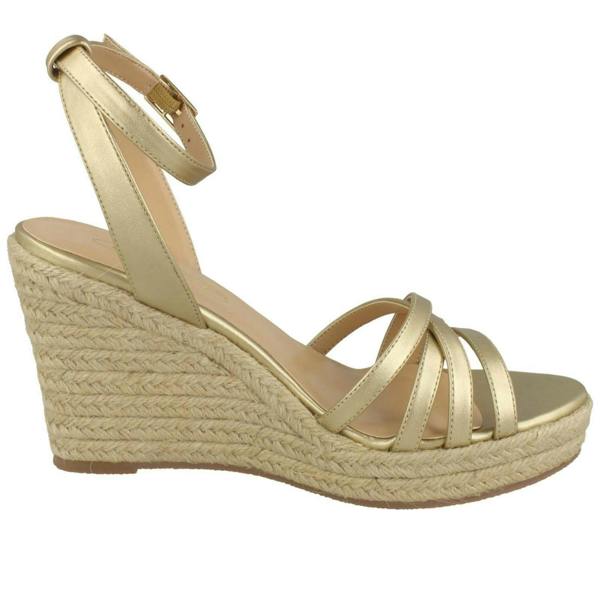 Spot On Ladies Spot On Rope Wedge Strappy Sandals F2275