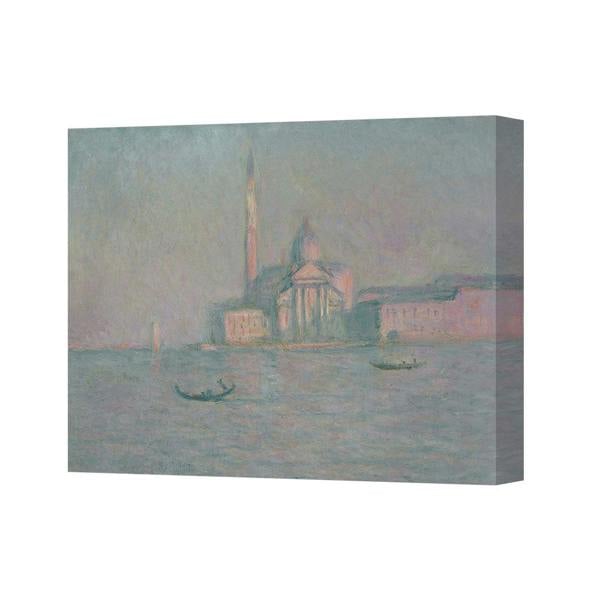 Benjamin Tate Design Venetian Cityscape Canvas Wall Art Pastel Impressionist Seascape