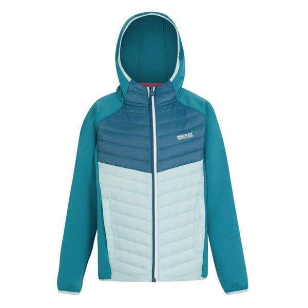 Regatta Childrens/Kids Kielder VIII Hybrid Jacket - Moroccan Blue/Tahoe Blue/Bleached Aqua