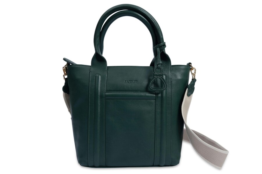 SADDLER "Patricia" Leather Handbag for Women by Saddler – Stylish, Versatile & Practical Design - Green