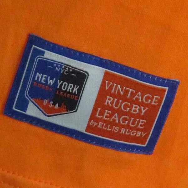Ellis Rugby T-Shirt New York Rugby League Orange