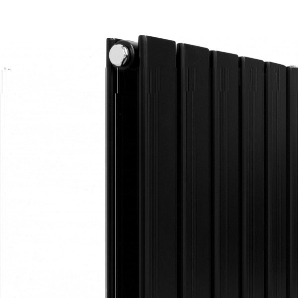 Designer Flat Panel Radiator - Matt Black (1800mm x 560mm)