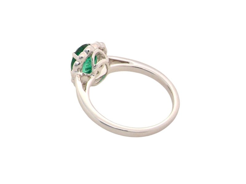 A fine modern Emerald and Diamond Ring