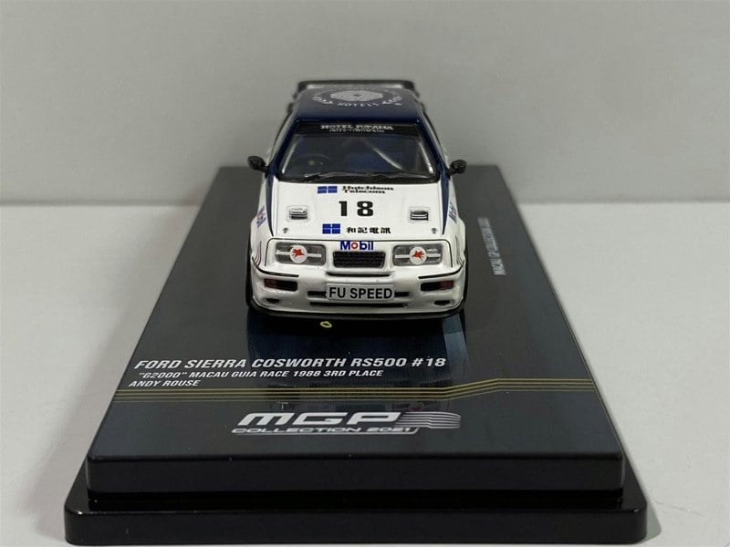 ford sierra rs500 cosworth g2000 a rouse macau guia 1:64 inno 64 in64rs500mgp21g