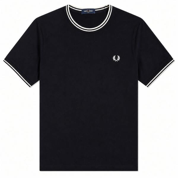 Fred Perry Twin Tipped T-Shirt Navy