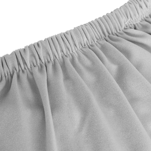 Berkfield Stretch Couch Slipcover Grey Polyester Jersey