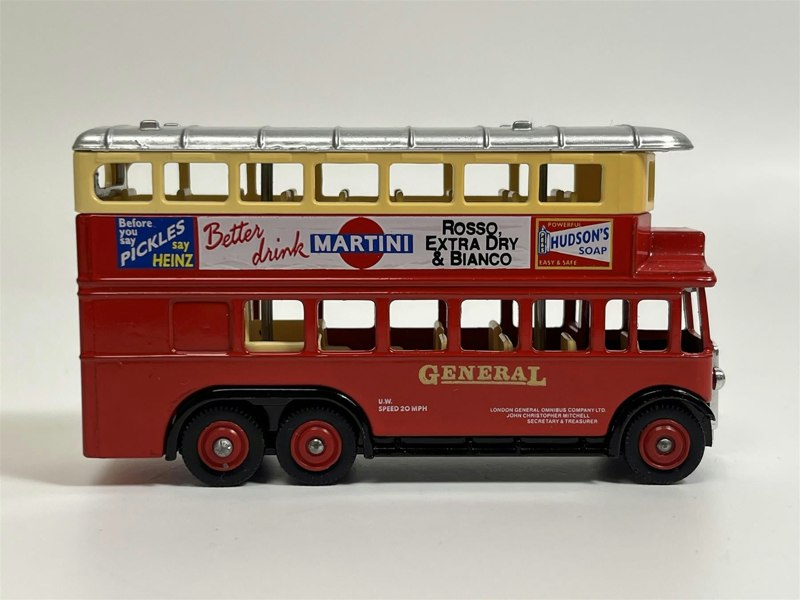 MCSlots Karrier E6 Trolley Bus Martini Premier Collection Days Gone Lledo 41004D B3