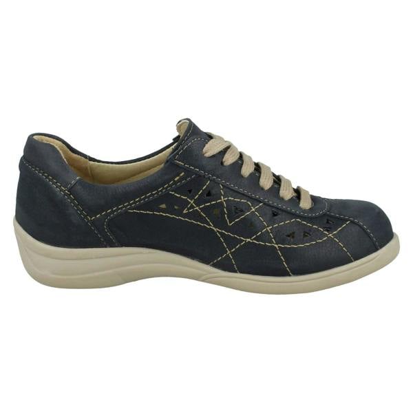 DB Shoes Ladies Easy B Lace Up Flat Casual Shoes Hornsea