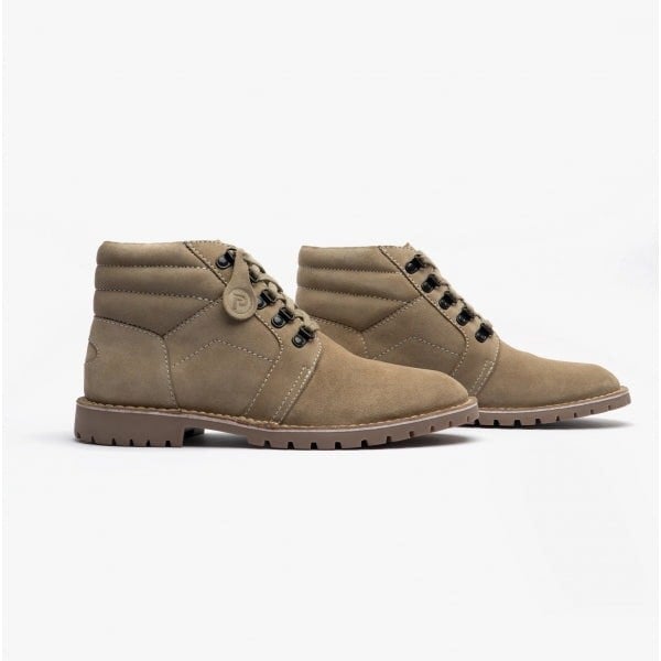 Popps TROOPER Mens Desert Boots Taupe