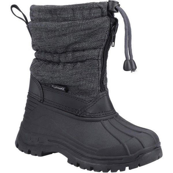 Cotswold Childrens/Kids Bathford Wellington Boots - Grey/Black