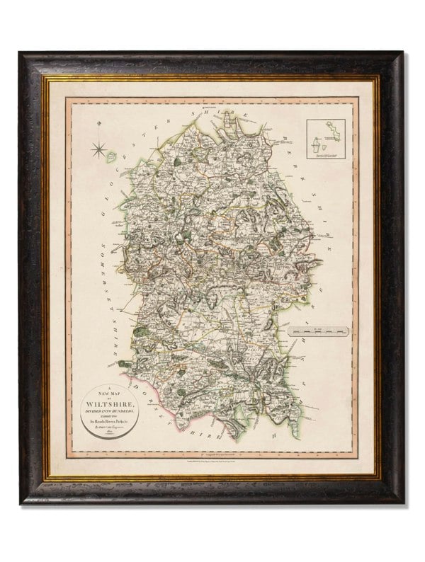 Exceptional Art c.1806 County Maps of England