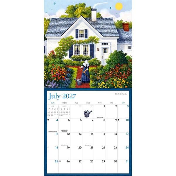 Wysocki Americana Calendar 2027, Wall Calendars, Month To View, Art, Gift