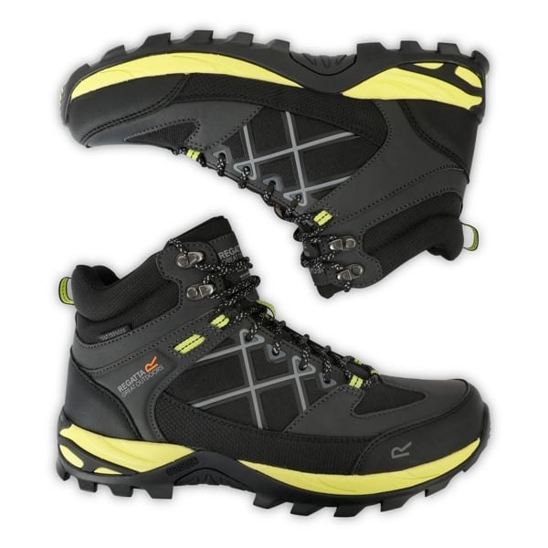 Regatta Mens Samaris III Walking Boots - Ash Lime Punch