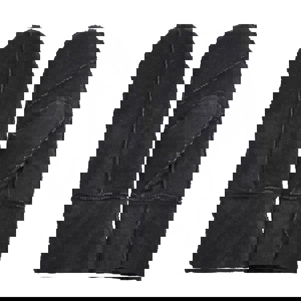 Infinity Leather Women’s Premium Suede Leather Shearling Wool Lining Gloves