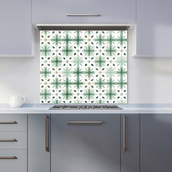 Warren Reed - Designer Christmas Quilting Squares, Geometric Kitchen Splashback