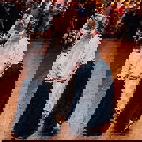 customer image of her wedding 