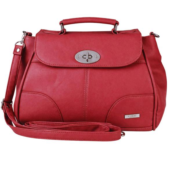Lorenz Triple Zip Flapover Crossbody Shoulder Bag