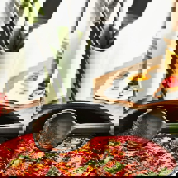 Tefal Essential Non Scratch  2 in 1 Scraping Spoon Grey