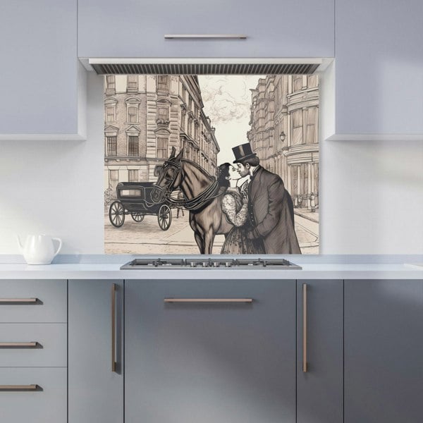 Warren Reed - Designer Victorian Lovers On A London Street Kitchen Splashback