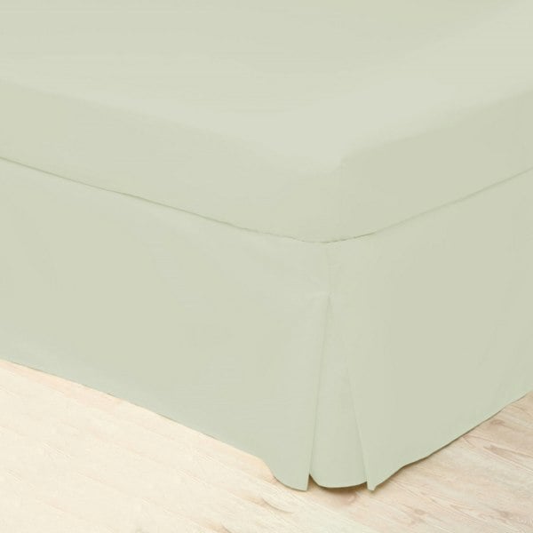Belledorm Easycare Percale Platform Valance - Green Apple