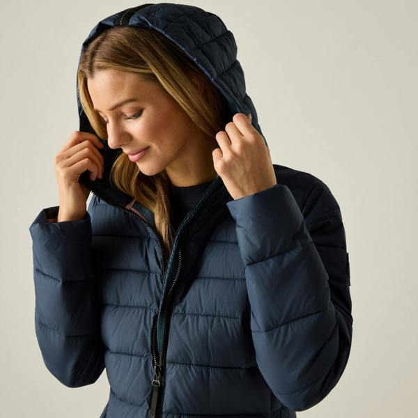 Regatta Womens/Ladies Amara Padded Jacket - Navy/Dusky Blue - 