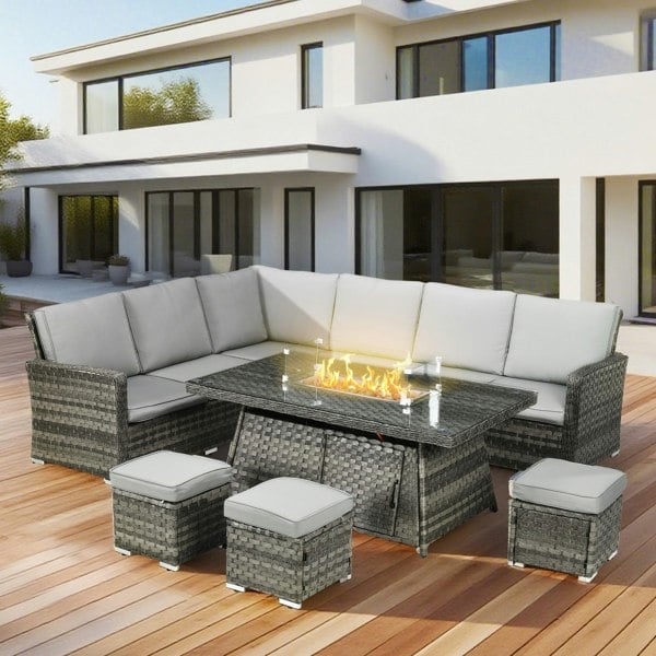 Rattan Sofa Set