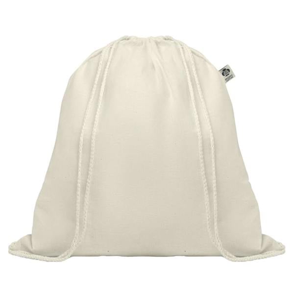MidOcean Hundred Organic Drawstring Bag - Beige - 