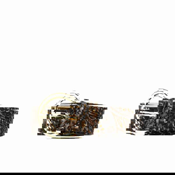 Embassy London Emma - Black & Gold - Women's Italian leather belt