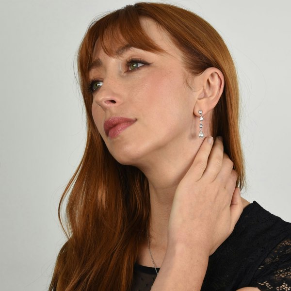 Cachet London Inge Silver Earrings