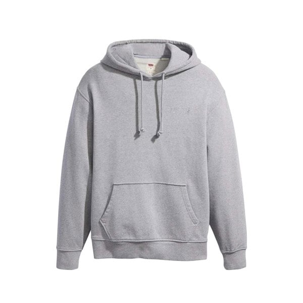 Levis Mens Graphic Relaxed Fit Hoodie - Grey Marl