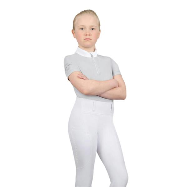 Coldstream Childrens/Kids Next Generation Oxnam Competition Show Shirt - Pearl Grey - 
