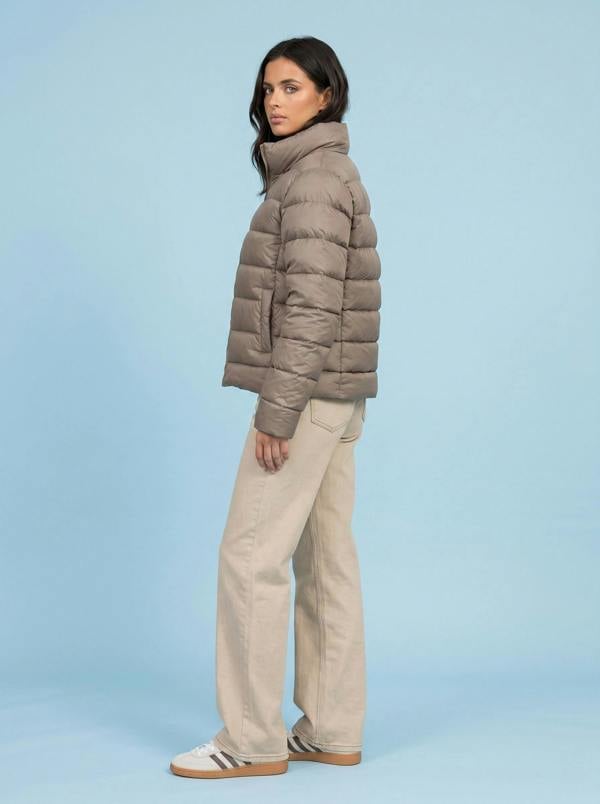 Urban Bliss Compact Puffer Jacket Cappuccino