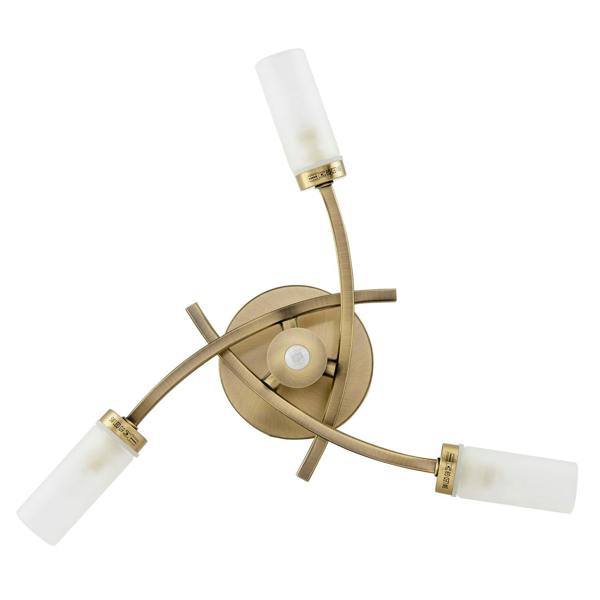 Sensor Bathroom Ceiling Light in Antique Brass with Multi Functions Image 4