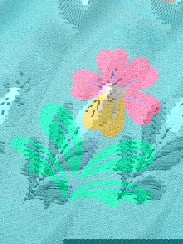 Kite Girls Organic Pansy Sweatshirt