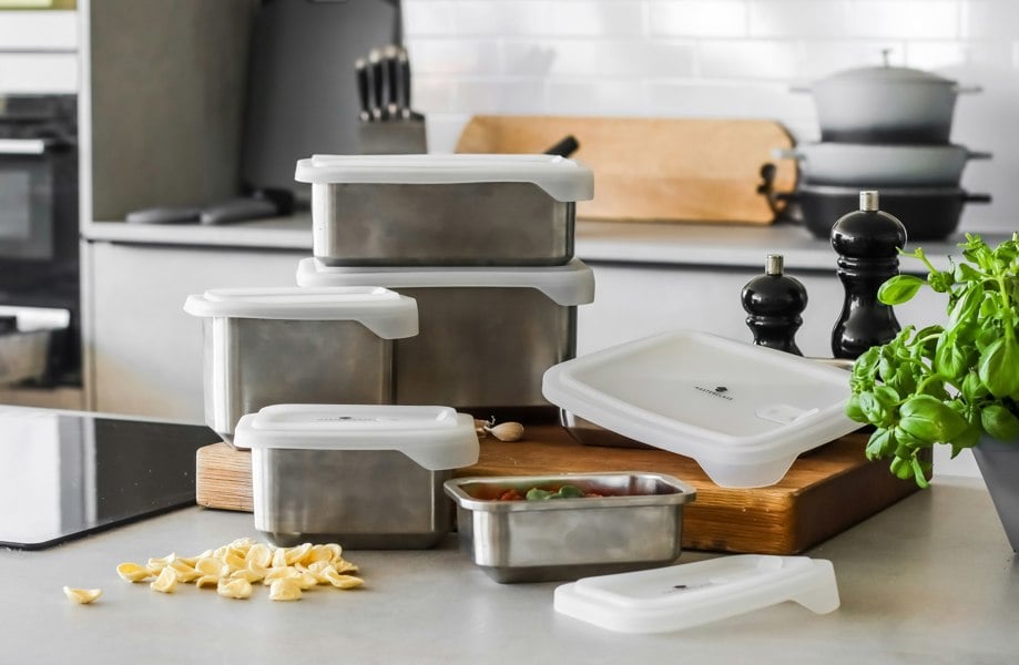 MasterClass All-in-One 500ml Stainless Steel Container with Lid, Microwave Safe