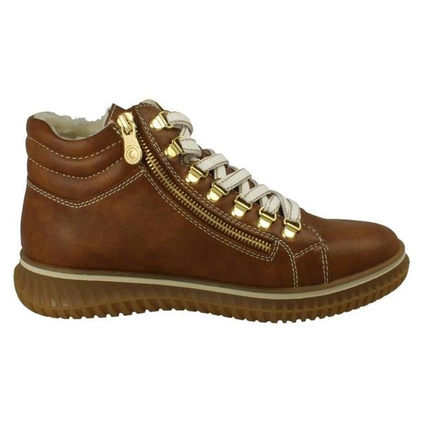 Rieker Ladies Rieker-Tex Double Zip Ankle Boots 74233